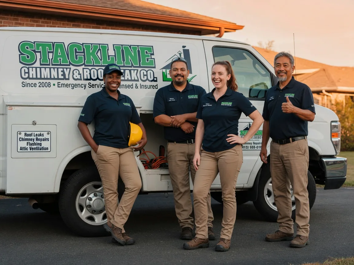 Chimney flashing repair company in Micro, NC